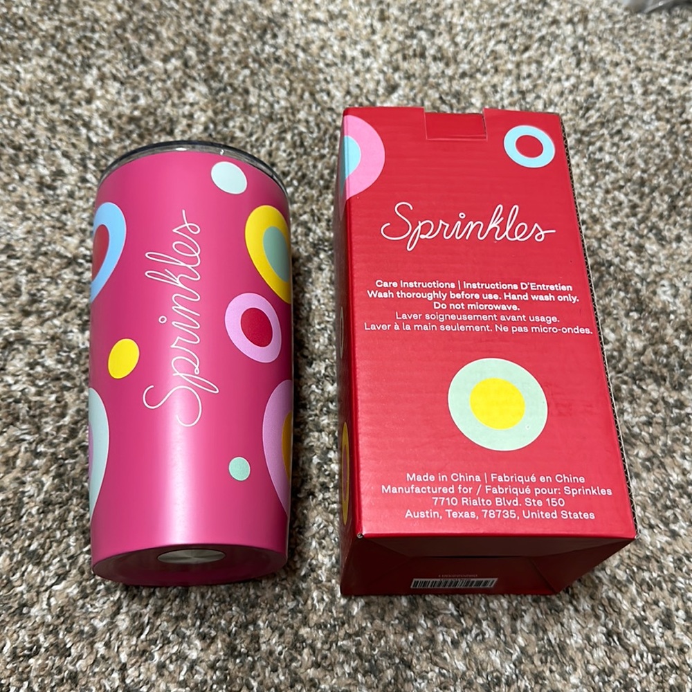 NWT Sprinkles Tumbler